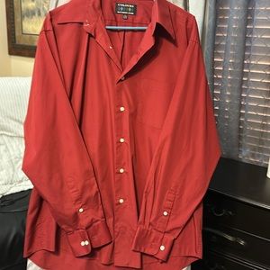 Colours men’s long sleeve Dress shirt L  neck size 16-16.5